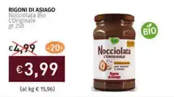 Prezzemolo e Vitale RIGONI DI ASIAGO Nocciolata Bio L'Originale offerta