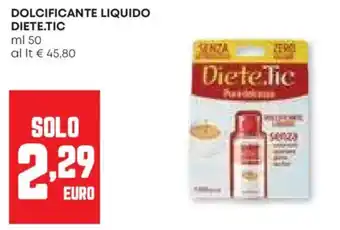 Pam Dolcificante liquido DIETE.TIC offerta