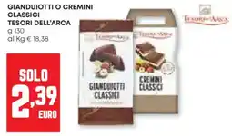 Pam Gianduiotti o cremini classici TESORI DELL'ARCA offerta