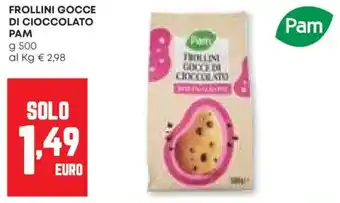 Pam Frollini gocce di cioccolato PAM offerta