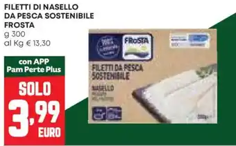 Pam Filetti di nasello da pesca sostenibile FROSTA offerta