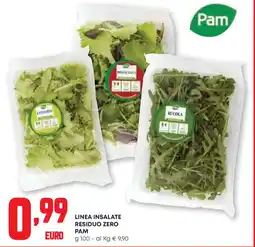 Pam Linea insalate residuo zero PAM offerta
