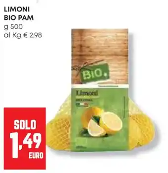 Pam Limoni bio PAM offerta