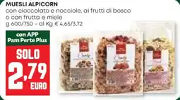 Pam Muesli alpicorn offerta