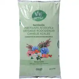 Ipercoop TERRICCIO PER PIANTE ACIDOFILE VIVI VERDE COOP offerta