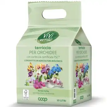 Ipercoop TERRICCIO IN BALLETTA PER ORCHIDEE VIVI VERDE COOP offerta