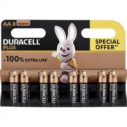 Ipercoop SPECIAL PACK 8 PILE DURACELL PLUS, STILO E MINISTILO offerta