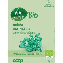 Ipercoop BUSTE SEMENTI BIO VIVI VERDE COOP offerta