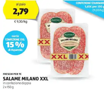 ALDI Freschi per te salame milano xxl offerta