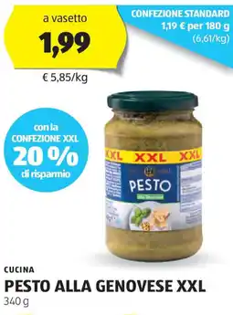 ALDI Cucina pesto alla genovese xxl offerta