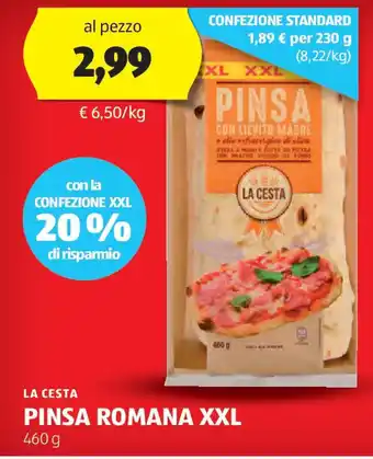 ALDI La cesta pinsa romana xxl offerta