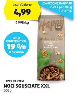 ALDI Happy harvest noci sgusciate xxl offerta