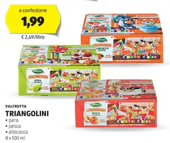 ALDI Valfrutta triangolini offerta