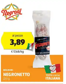 ALDI Negroni negronetto offerta