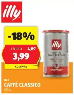 ALDI Illy caffè classico offerta