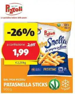 ALDI Dal 1926 pizzoli patasnella sticks offerta