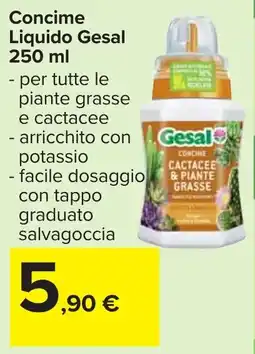 Carrefour Concime Liquido Gesal offerta