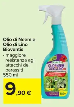 Carrefour Olio di Neem e Olio di Lino Bioventis offerta