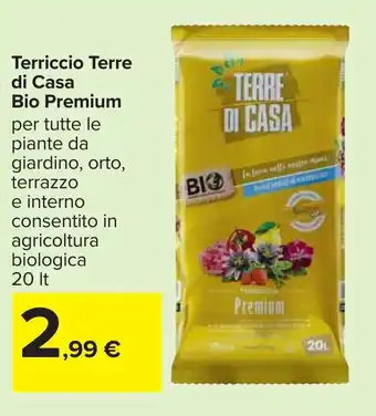 Carrefour Terriccio Terre di Casa Bio Premium offerta