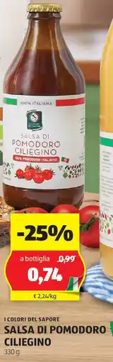 ALDI I colori del sapore salsa di pomodoro ciliegino offerta