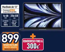 Unieuro MacBook Air 13" offerta