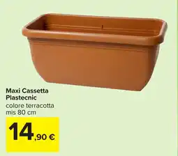 Carrefour Maxi Cassetta Plastecnic offerta