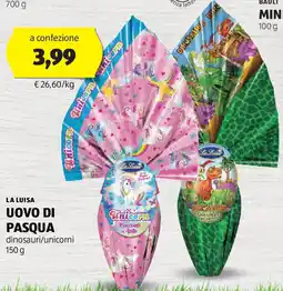 ALDI La luisa uovo di pasqua offerta