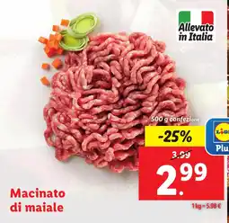 Lidl Macinato di maiale offerta