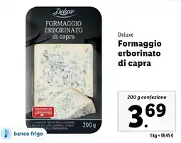 Lidl Deluxe Formaggio erborinato di capra offerta