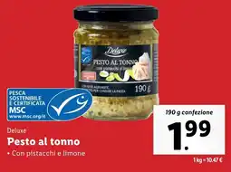 Lidl Deluxe Pesto al tonno offerta