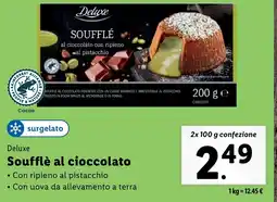 Lidl Deluxe Soufflè al cioccolato offerta