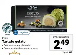 Lidl Deluxe Tartufo gelato offerta