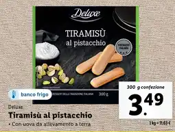 Lidl Deluxe Tiramisù al pistacchio offerta