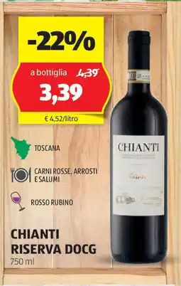 ALDI Chianti riserva docg offerta