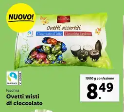 Lidl Favorina Ovetti misti di cioccolato offerta