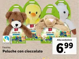 Lidl Favorina Peluche con cioccolato offerta