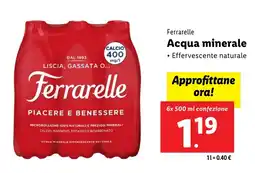 Lidl Ferrarelle Acqua minerale offerta