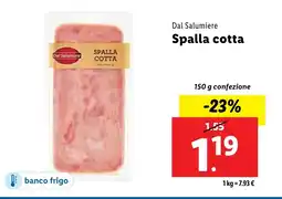 Lidl Dal Salumiere Spalla cotta offerta