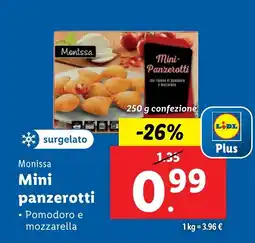 Lidl Monissa Mini panzerotti offerta