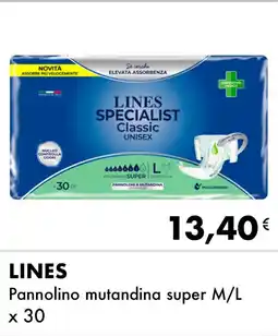 Iper Tosano LINES Pannolino mutandina super M/L offerta