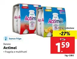 Lidl Danone Actimel offerta