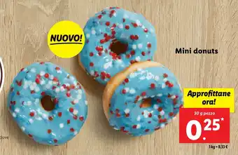 Lidl Mini donuts offerta