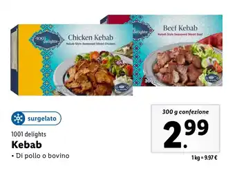 Lidl 1001 delights Kebab offerta