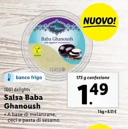 Lidl 1001 delights Salsa Baba Ghanoush offerta