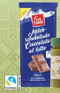 Lidl Fin Carré Cioccolato al latte offerta