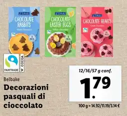 Lidl Belbake Decorazioni pasquali di cioccolato offerta