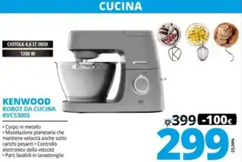 Comet Kenwood Robot da Cucina KVC5300S offerta