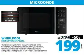 Comet Whirlpool Microonde MCP359SL offerta
