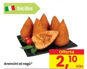 Eurospar Arancini al ragù offerta