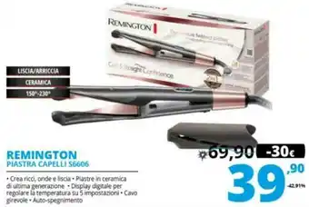 Comet Remington Piastra Capelli S6606 offerta